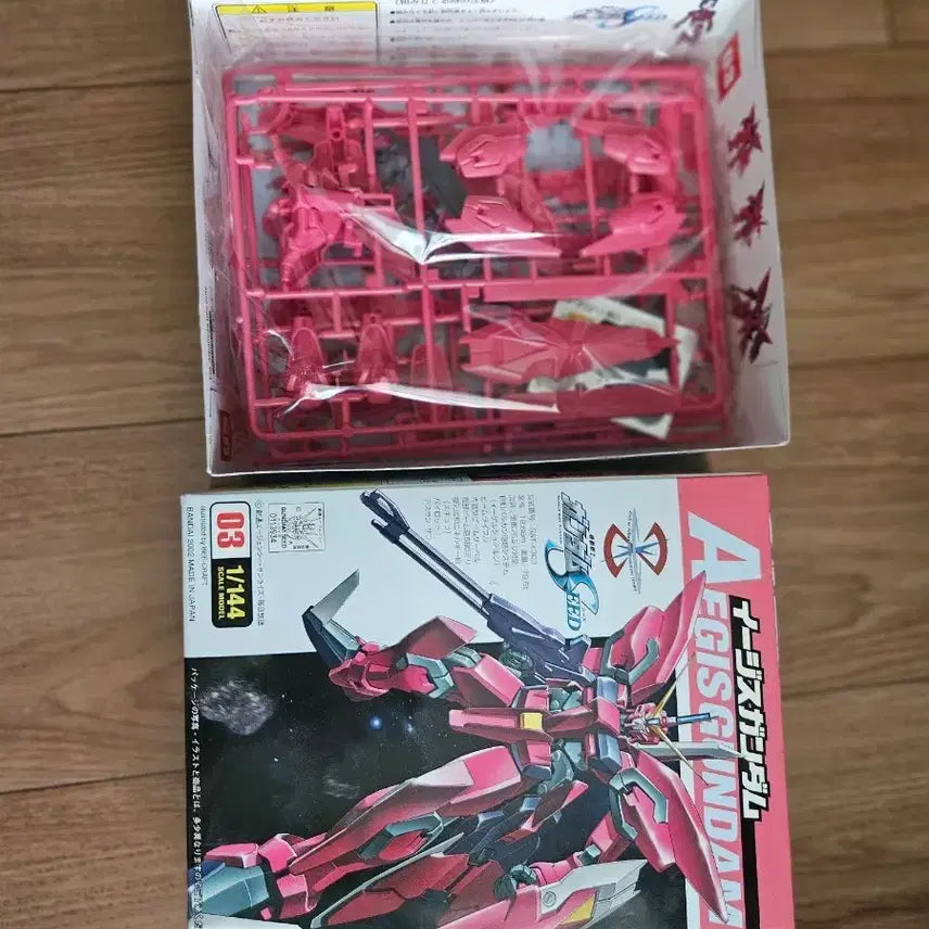 [BUNJANG] Bandai HG 1/144 Aegis Gundam Pink Color / 반다이 HG 1/144 애기스 건담 핑크색 건프라