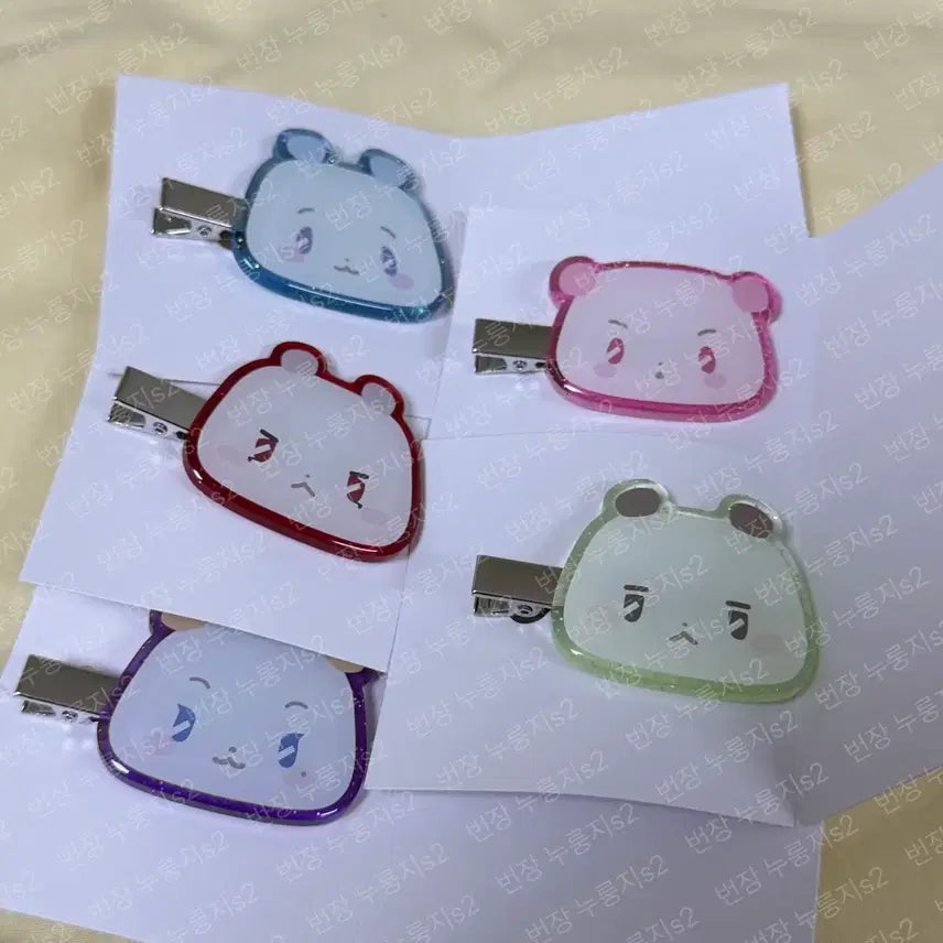 [BUNJANG] PLAVE Mmemimu Hairpin Bundle Set (Unsealed) / 플레이브 므메미무 헤어핀 일괄 개봉품