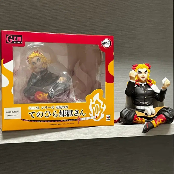 [BUNJANG] Kyojuro Rengoku Tenohira Chokonose Figure Bundle Set / 렌고쿠 테노히라 손바닥 피규어 초코노세 일괄