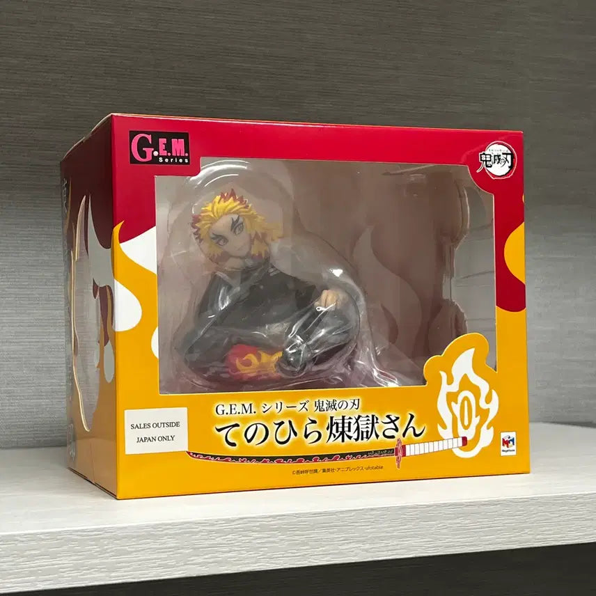 [BUNJANG] Kyojuro Rengoku Tenohira Chokonose Figure Bundle Set / 렌고쿠 테노히라 손바닥 피규어 초코노세 일괄