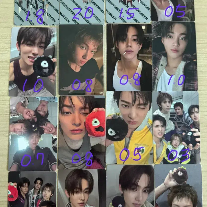 [BUNJANG] SEVENTEEN Jeonghan Jeonghan Mingyu Wonwoo Vernon The8 Photocard / 코르티스 포카 양도 마틴제임스주훈성현건호