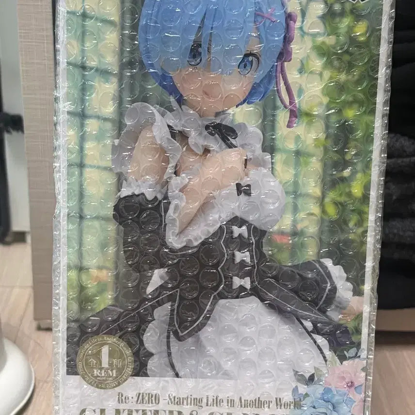 [BUNJANG] Re:Zero Rem Maid Ver. G&amp;G Glitter &amp; Glamorous Figure (Sealed) / (미개봉) 리제로 렘 메이드.ver G&amp;G 글리터 앤 글래머러스