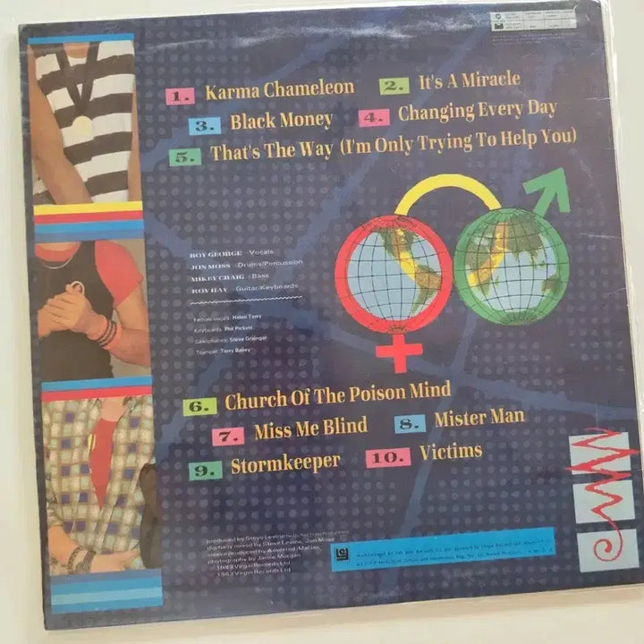[BUNJANG] Culture Club Colour By Numbers LP / 컬처 클럽 LP/ Culture Club - Colour By Numbers/ EX+