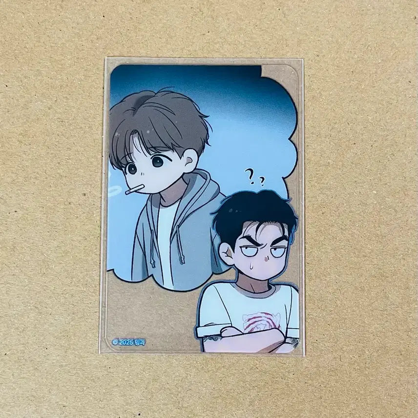 [BUNJANG] Resin Ah Bahk Jinx Transparent Photocard / 레진 아밝 징크스 특전 투명 포토카드