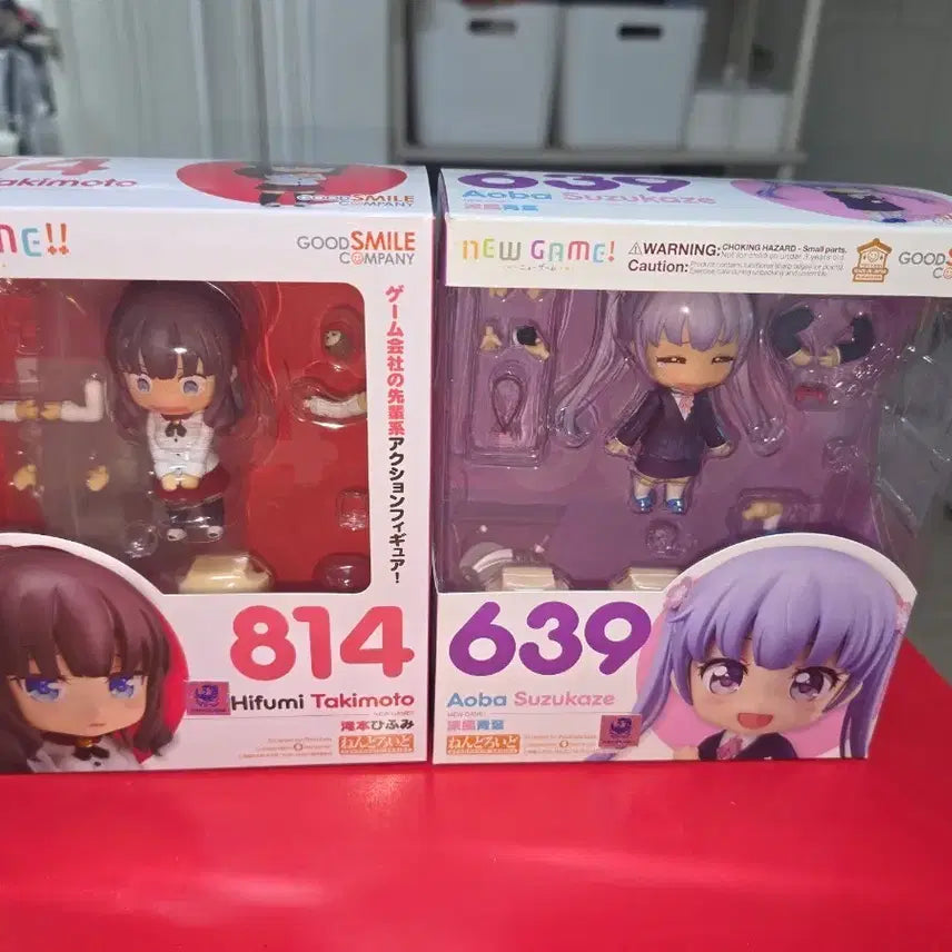 [BUNJANG] New Game Aoba Suzukaze &amp; Hifumi Takimoto Nendoroid Set / 뉴게임 아오바, 히후미 넨도로이드 일괄판매