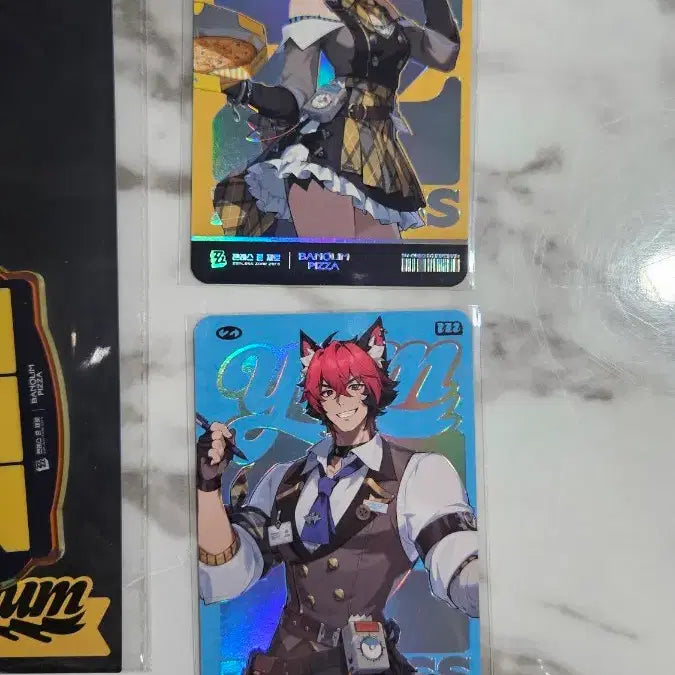 [BUNJANG] Zenless Zone Zero Ellen Joe Acrylic Stand + Manato Redeem Card / ZZZ 젠레스 존제로 X 반올림피자 콜라보 엘렌 조 아크릴스탠드 리딤카드 +마나토 리딤