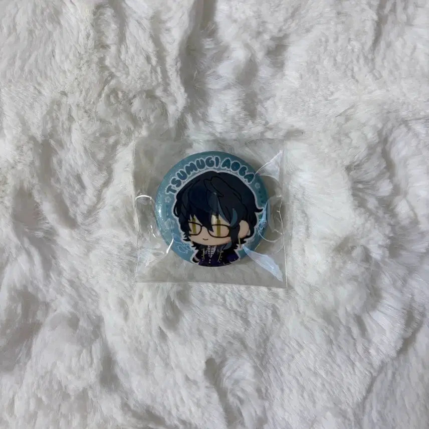 [BUNJANG] Ensemble Stars Aoba Tsumugi Plush Doll Button Badge (Chūta) / 앙스타 봉제 인형 누이 단추 뱃지 아오바 츠무기 스위치 중스타 캔뱃지