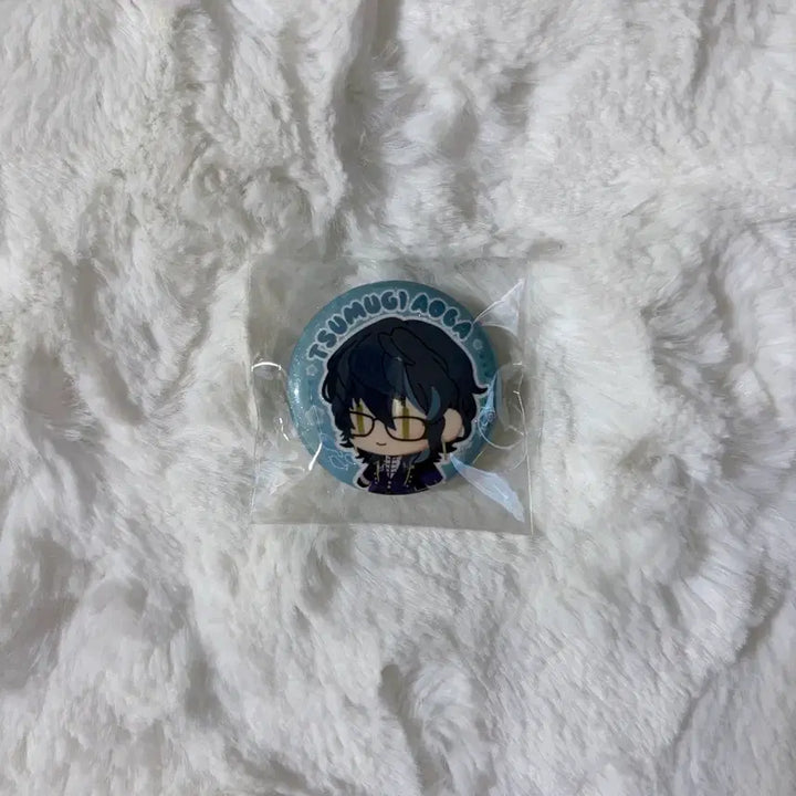 [BUNJANG] Ensemble Stars Aoba Tsumugi Plush Doll Button Badge (Chūta) / 앙스타 봉제 인형 누이 단추 뱃지 아오바 츠무기 스위치 중스타 캔뱃지