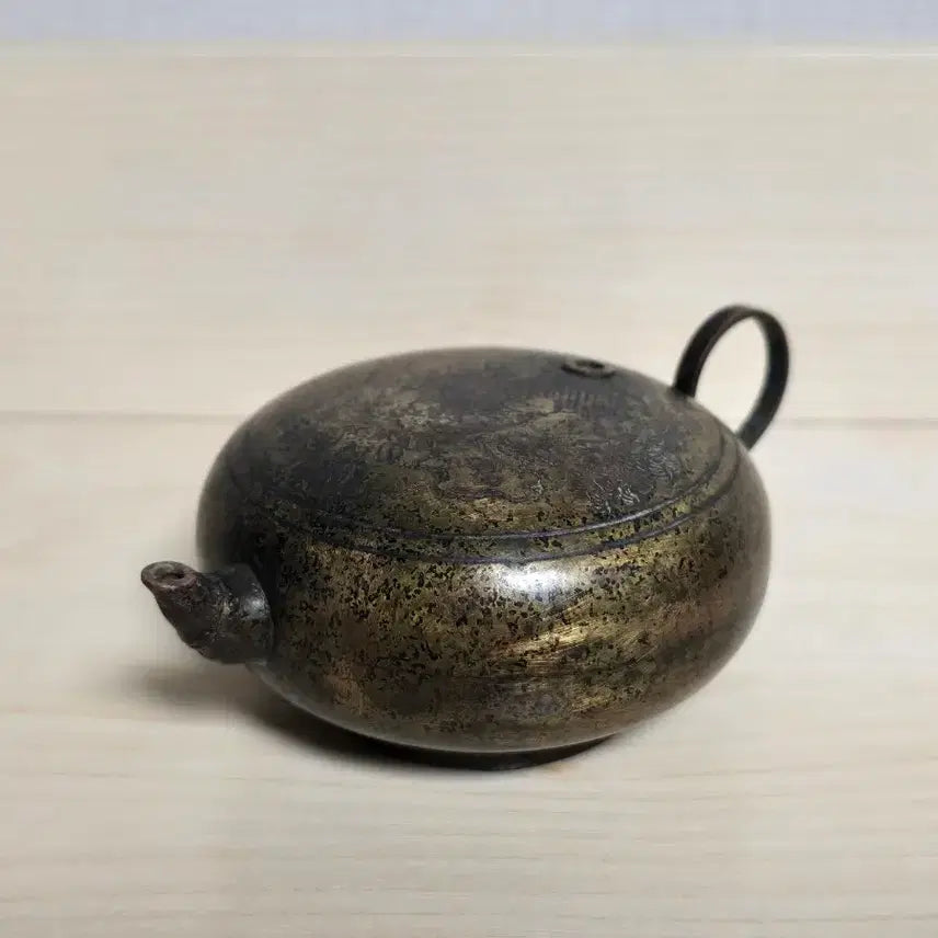 [BUNJANG] Antique Bronze Ink Stone Set / 고풍스러운 동 연적