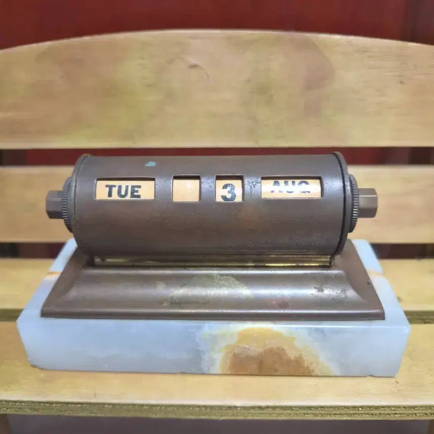 [BUNJANG] Vintage Park Sherman Drum Perpetual Calendar / 빈티지  파크샤먼 드럼식 퍼페추얼 캘린더