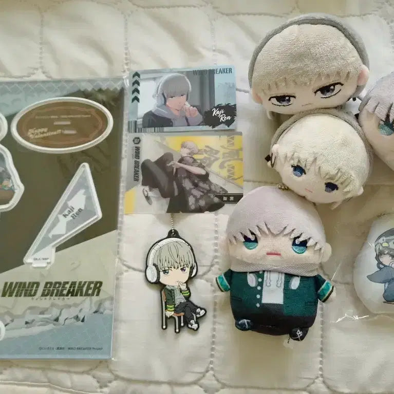 [BUNJANG] Wind Breaker Kaji Ren Plush &amp; Acrylic Goods Bundle / 윈드브레이커 윈브레 카지 렌 누이 아크릴 굿즈