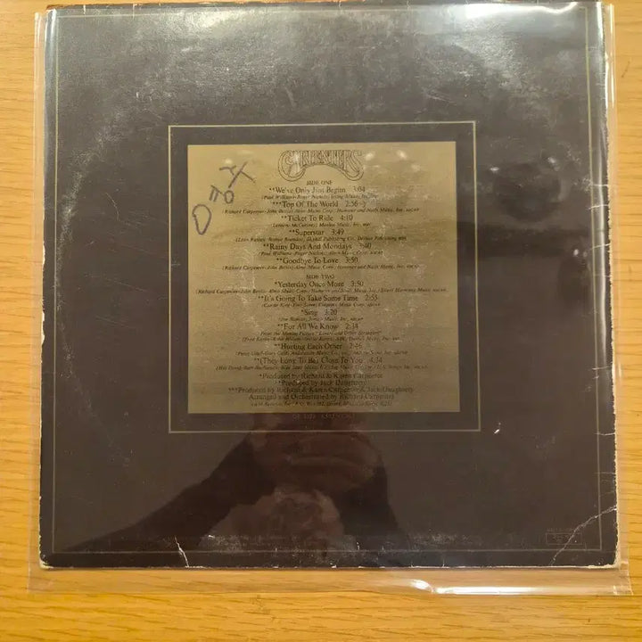 [BUNJANG] Carpenters LP Vinyl Record / Carpenters lp