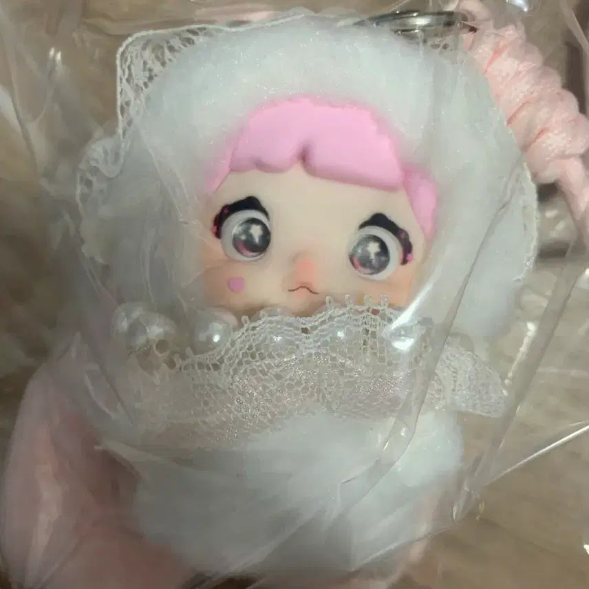 [BUNJANG] Nomi Doll Keyring Pink / 노미인형 키링 핑크