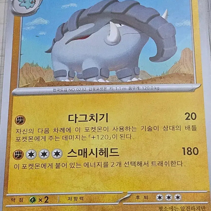 [BUNJANG] Pokemon Card Corygrap / 포켓몬 카드 코리갑
