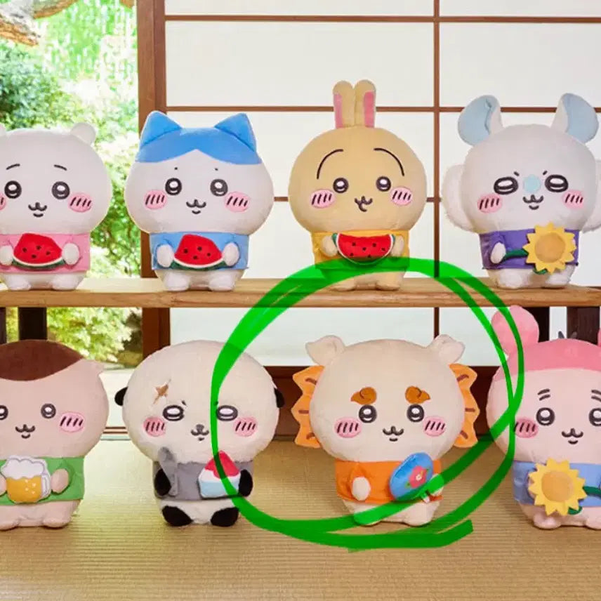 [BUNJANG] Chiikawa Ani Mikuji "Sisha" Plush / 치아카와 애니마이쿠지 시사인형