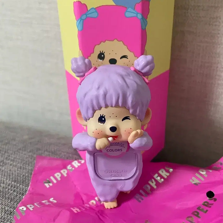 [BUNJANG] Monchhichi Hyper Colors Wink Purple / 몬치치 히퍼 컬러즈 윙크 보라 가격내림x