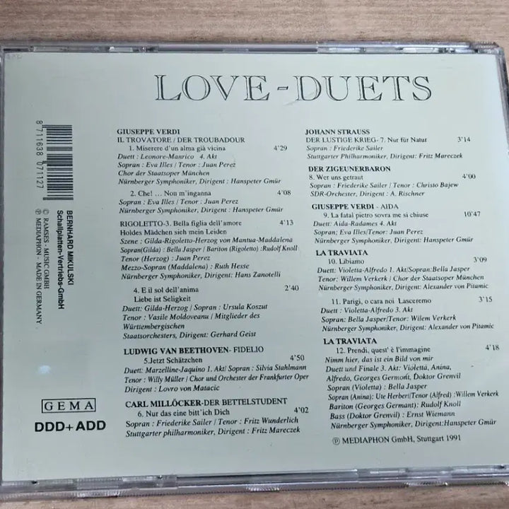 [BUNJANG] Various Artists Love Duets Import CD / Various Artists - Love Duets (수입 CD)