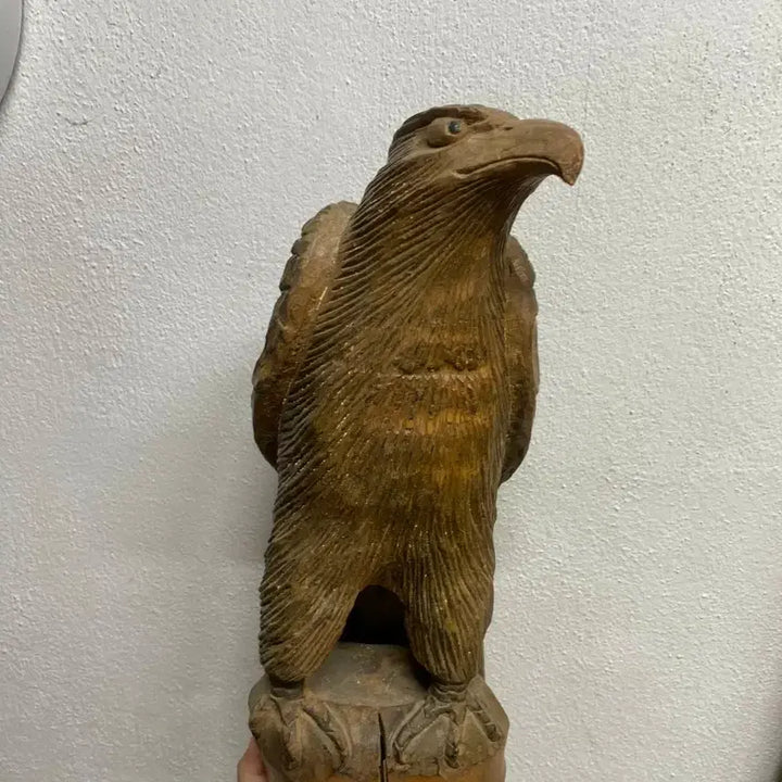 [BUNJANG] Wooden Eagle Sculpture / 원목 독수리 조각상