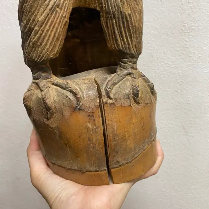 [BUNJANG] Wooden Eagle Sculpture / 원목 독수리 조각상