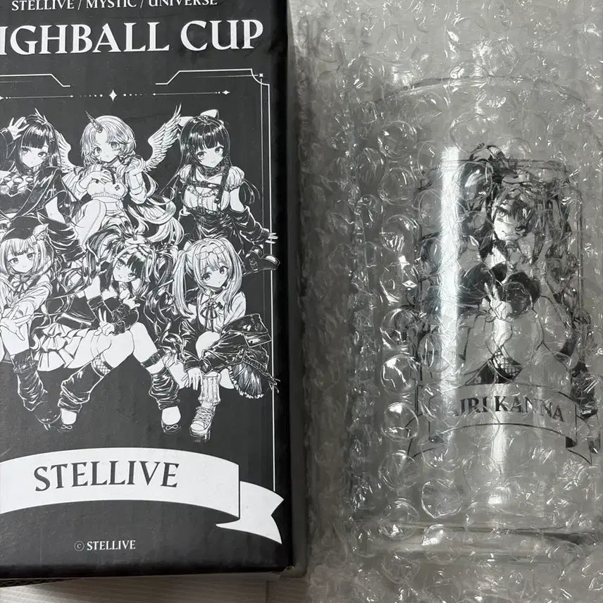 [BUNJANG] Stellive Milky Way Kanna Yumemi Highball Glass / 스텔라이브 밀키웨이 칸나유니 하이볼 글라스