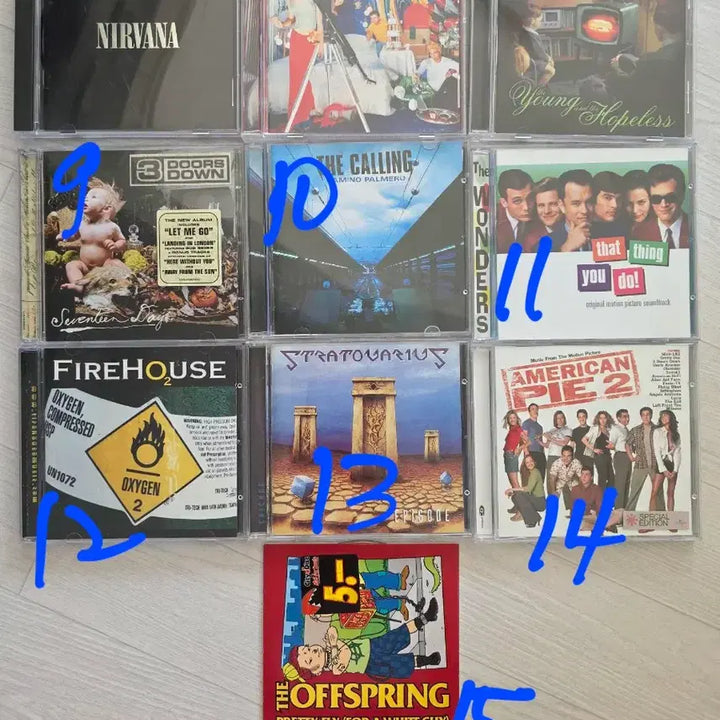 [BUNJANG] Various Pop/Rock CDs Bundle / 팝록 CD 22장 정리 판매(3장 1만원 골라가세요)
