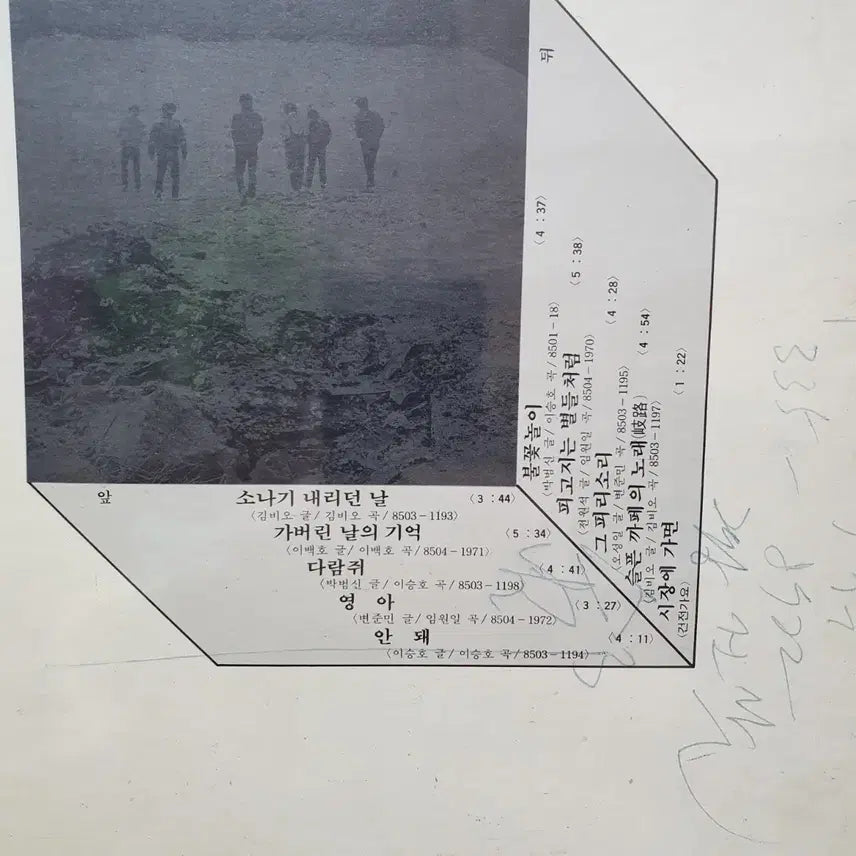[BUNJANG] Dice 1985 Korean Vinyl LP / 주사위 LP 1985 한국음반.   귀한음반