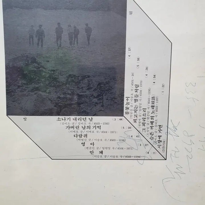 [BUNJANG] Dice 1985 Korean Vinyl LP / 주사위 LP 1985 한국음반.   귀한음반