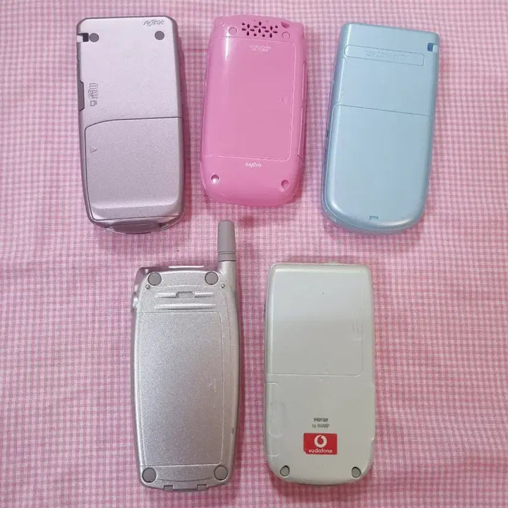 [BUNJANG] Vintage Lot Disney Winnie the Pooh Mickey Mouse Lenticular Mock-up Phone Models / 레어 일괄 고전 목업폰 갸루폰 휴대폰 모형폰 디즈니 푸우 미니마우스