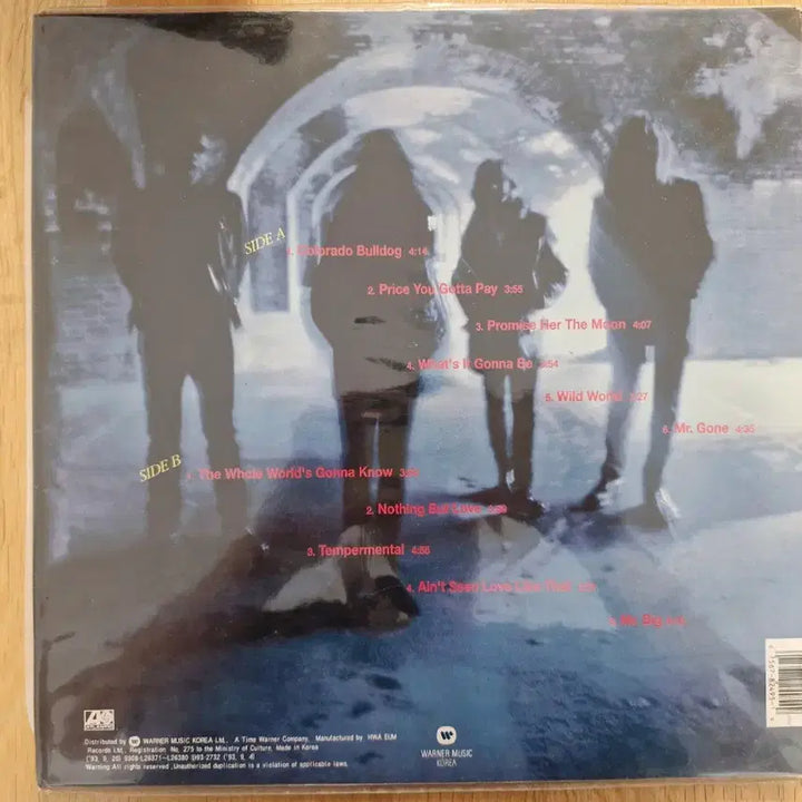 [BUNJANG] Mr. Big Bump Ahead LP Vinyl Record / [M] Mr.Big - Bump Ahead LP
