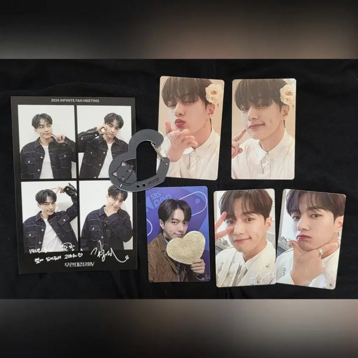 [BUNJANG] INFINITE Kim Myungsoo L Photocard, Life Four Cuts, Carabiner / 인피니트 김명수 명수 엘 포토카드 인생네컷 카라비너
