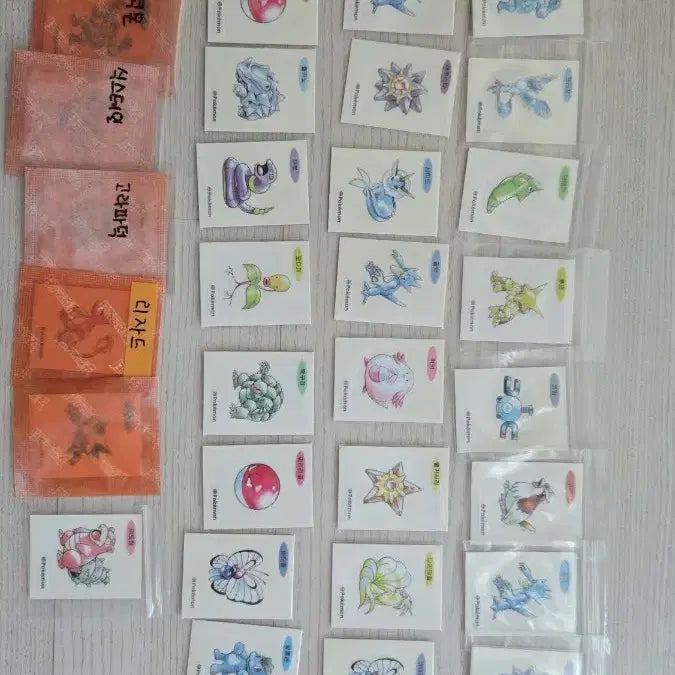 [BUNJANG] Pokemon Bread Stickers Artwork For Sale / 포켓몬띠부씰 아트워크 판매