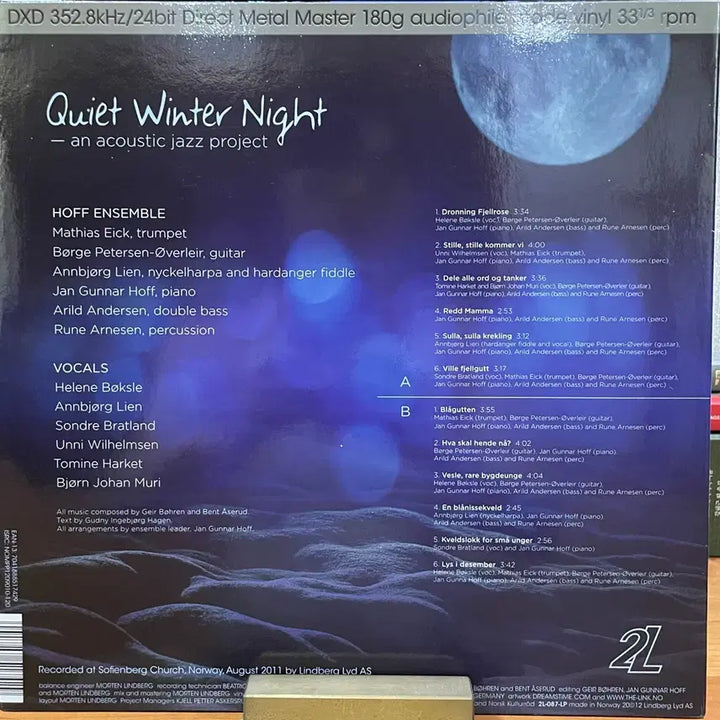 [BUNJANG] Hoff Ensemble Quiet Winter Night 180g LP / [오디오파일 LP] Quiet Winter Night, Hoff Emsemble