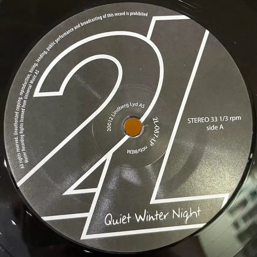 [BUNJANG] Hoff Ensemble Quiet Winter Night 180g LP / [오디오파일 LP] Quiet Winter Night, Hoff Emsemble