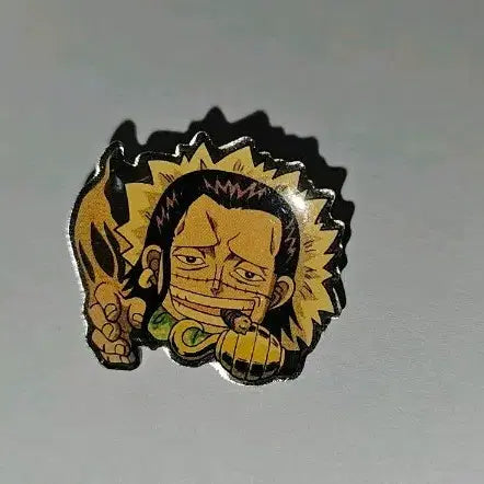 [BUNJANG] One Piece Crocodile Metal Pin Badge Official Merchandise / 원피스 크로커다일 철제핀뱃지 정품 공식굿즈