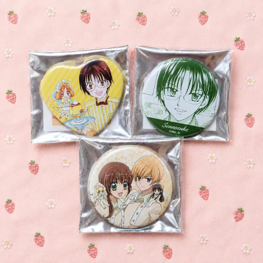 [BUNJANG] Dreaming Bakery "Kamidou" &amp; "Andou" Badge Bundle Set / [일괄] 꿈빛파티시엘 꿈파 감딸기 원가온, 안도하 뱃지
