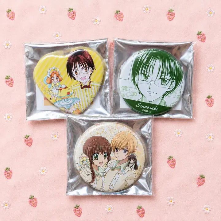 [BUNJANG] Dreaming Bakery "Kamidou" &amp; "Andou" Badge Bundle Set / [일괄] 꿈빛파티시엘 꿈파 감딸기 원가온, 안도하 뱃지