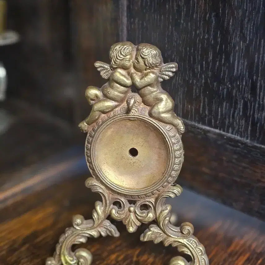 [BUNJANG] Antique Bronze Angel Ensemble Clock Hanger / 앤틱 브론즈 천사 앙상블 시계 걸이