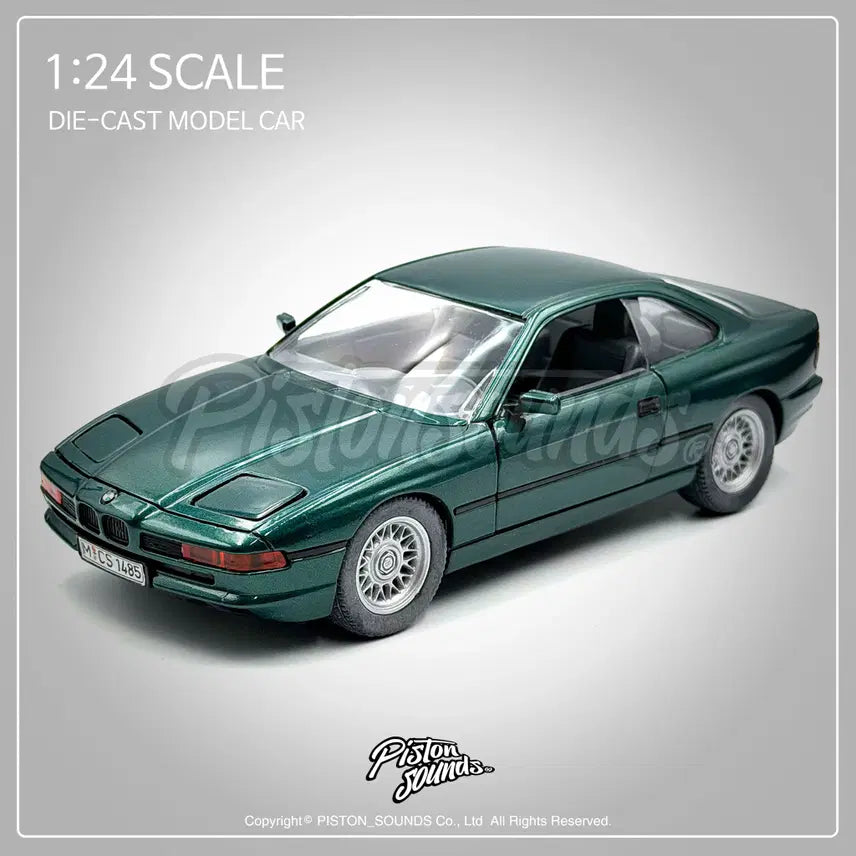 [BUNJANG] Schabak 1:24 Scale BMW 850i E31 8 Series Diecast Model - Green, German Production / SCHABAK 1:24스케일 BMW 850i E31 8시리즈 그린 독일 생산 다이캐스트 올드카