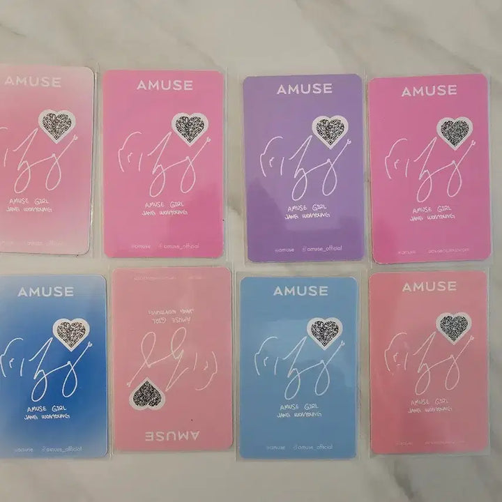 [BUNJANG] IVE Wonyoung AMUSE Photocard 8-Set Bundle / 아이브 장원영 어뮤즈 포토카드 8종 일괄