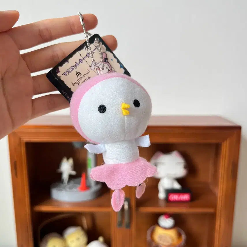 [BUNJANG] Sentimental Circus Piyo Ballerina Doll Keychain / 고전 센티멘탈 서커스 피요 발레리나 인형 키링