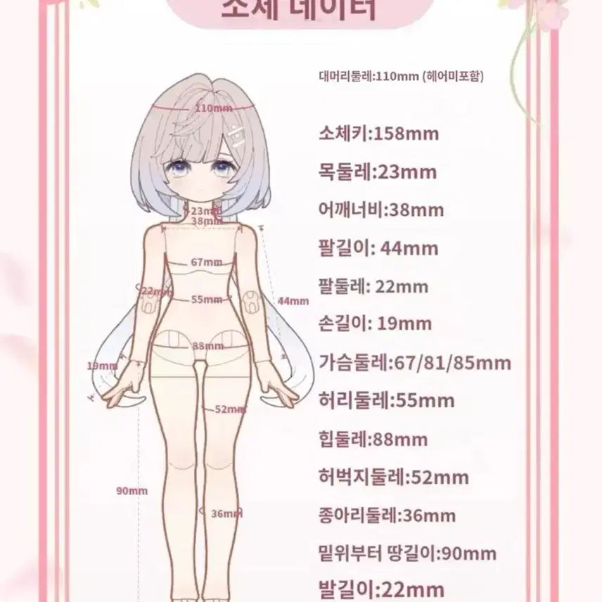[BUNJANG] BJD 1/8 Scale Articulated Doll Figure / 구체관절인형 BJD 1/8 피규어