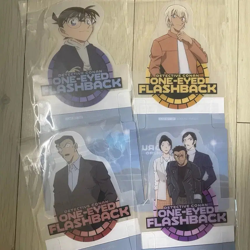 [BUNJANG] Detective Conan Lucky Draw Stand Set / 코난 팝업 특전 스탠드 4종 일괄