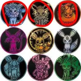 [BUNJANG] Pokemon Coin Collection Eeveelutions Coins Sealed / [미개봉] 포켓몬스터 부산 팝업 포켓몬가챠 코인컬렉션 이브이즈 코인 동전 판매