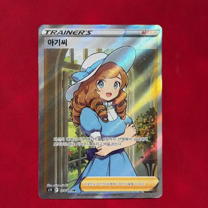 [BUNJANG] Pokemon Trainer Card Baby Seed SR 115/100 / 포켓몬 트레이너 카드 아기씨 SR 115/100