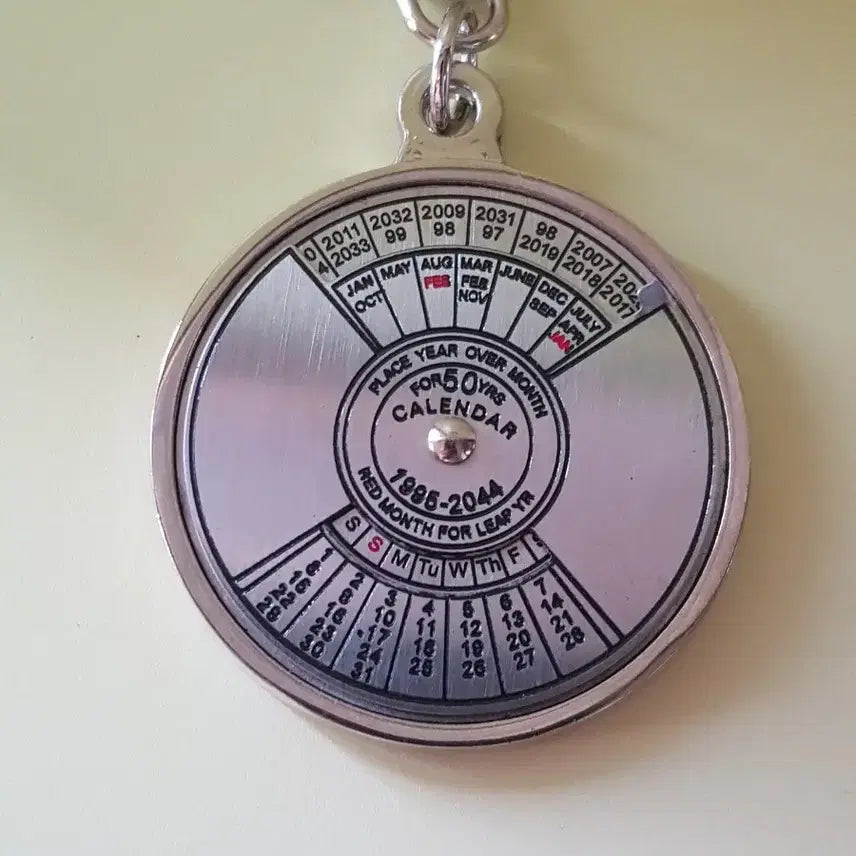 [BUNJANG] Perpetual Calendar Keychain / 만년달력 열쇠고리