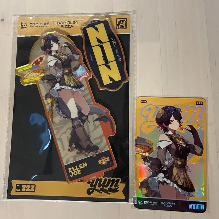 [BUNJANG] Zenless Zone Zero Ellen Acrylic Photocard Bundle Set (Unused Redeem Code) / (리딤미사용) 젠레스 존 제로 젠존제 반올림피자 콜라보 엘렌 조 아크릴 포토카드 일괄
