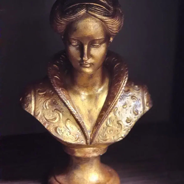 [BUNJANG] Antique Woman Bust Gold Ornament / 앤틱 여성 흉상 골드 장식품
