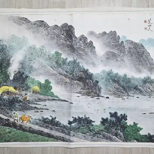 [BUNJANG] Jisan Yuraseong Large Landscape Painting / 지산 유래성 대형 산수화