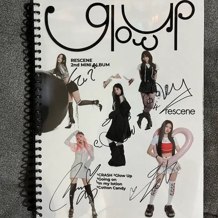 [BUNJANG] RESCENE Glow Up Autographed Album / 리센느 glow up 친필 싸인앨범 ㅂㅁ