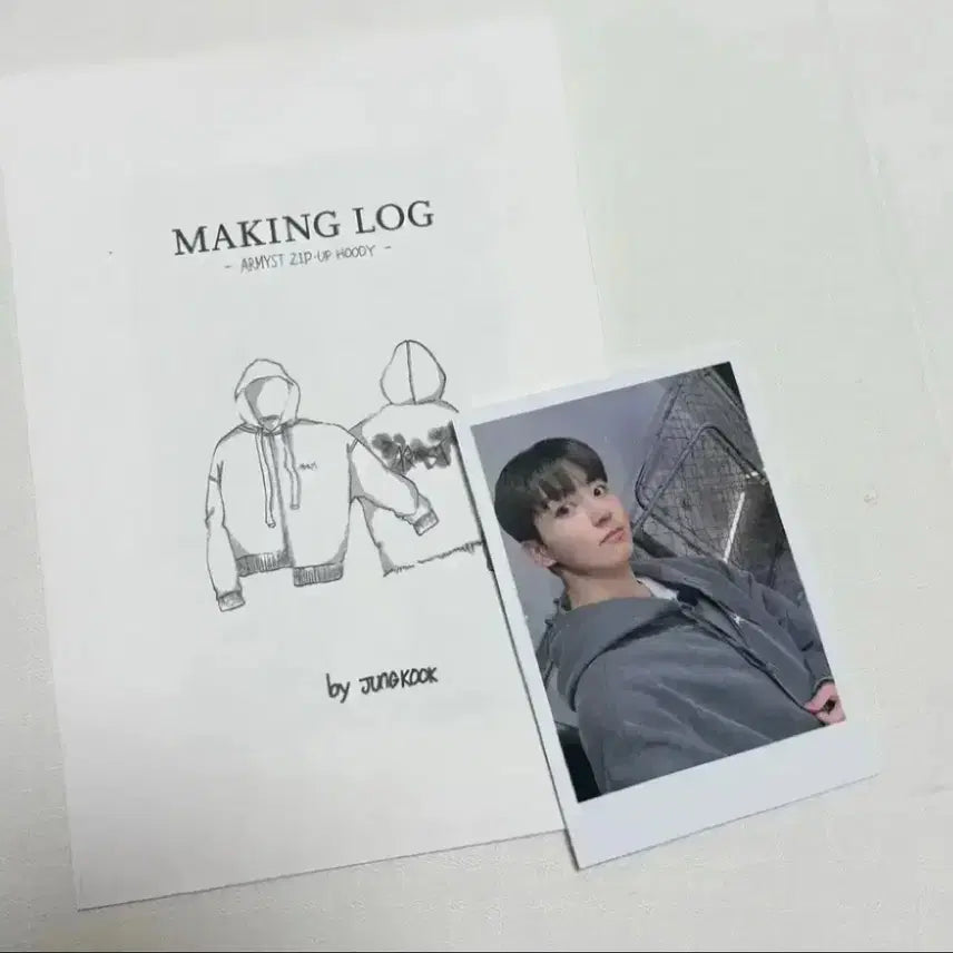 [BUNJANG] BTS Jungkook Artist-Made Mood Lamp Photocard + Making Log / 방탄 정국 아티스트 메이드 무드등 포카 + 메이킹 로그
